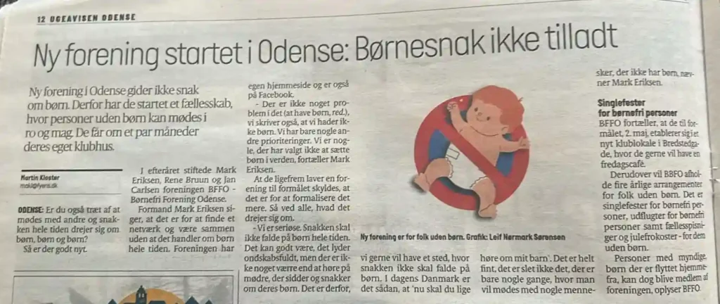 Artikel om BFFO i Fyens stiftidende